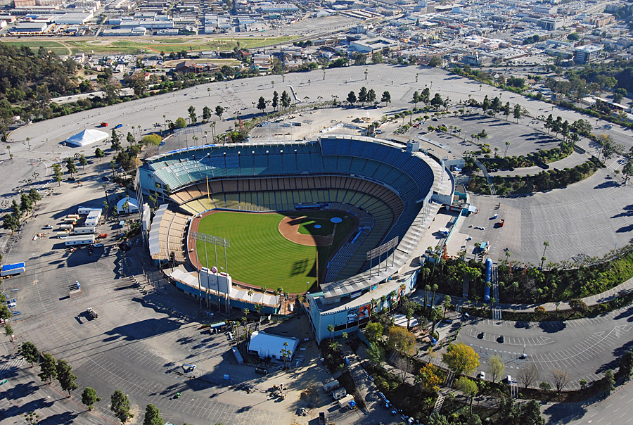 dodgers stadium. Helicopter Tour Pictures
