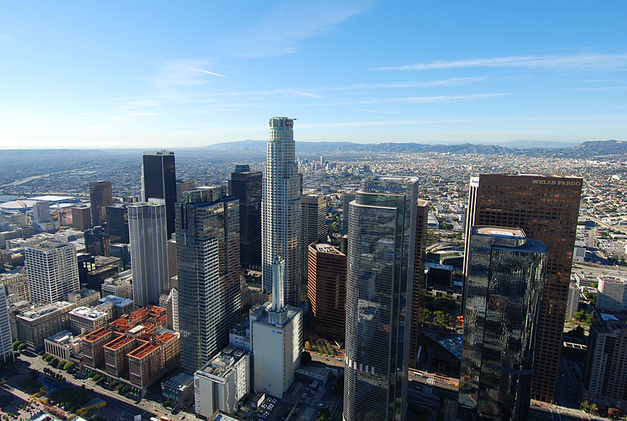 Downtown Los Angeles Helicopter Tours - LA Aerial Views - Pictures